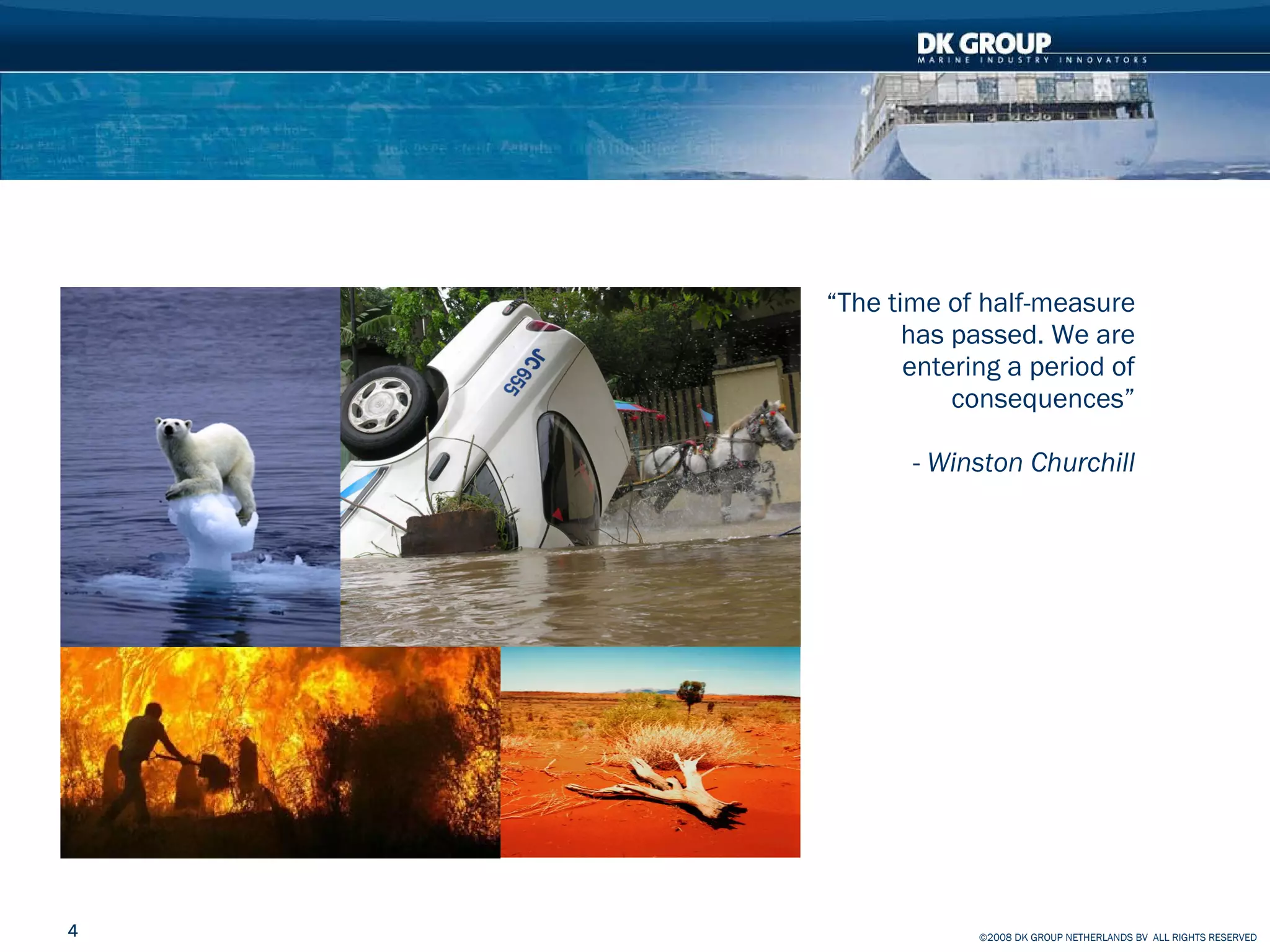 Container Ship - How to reduce effect on Climate and Pollution