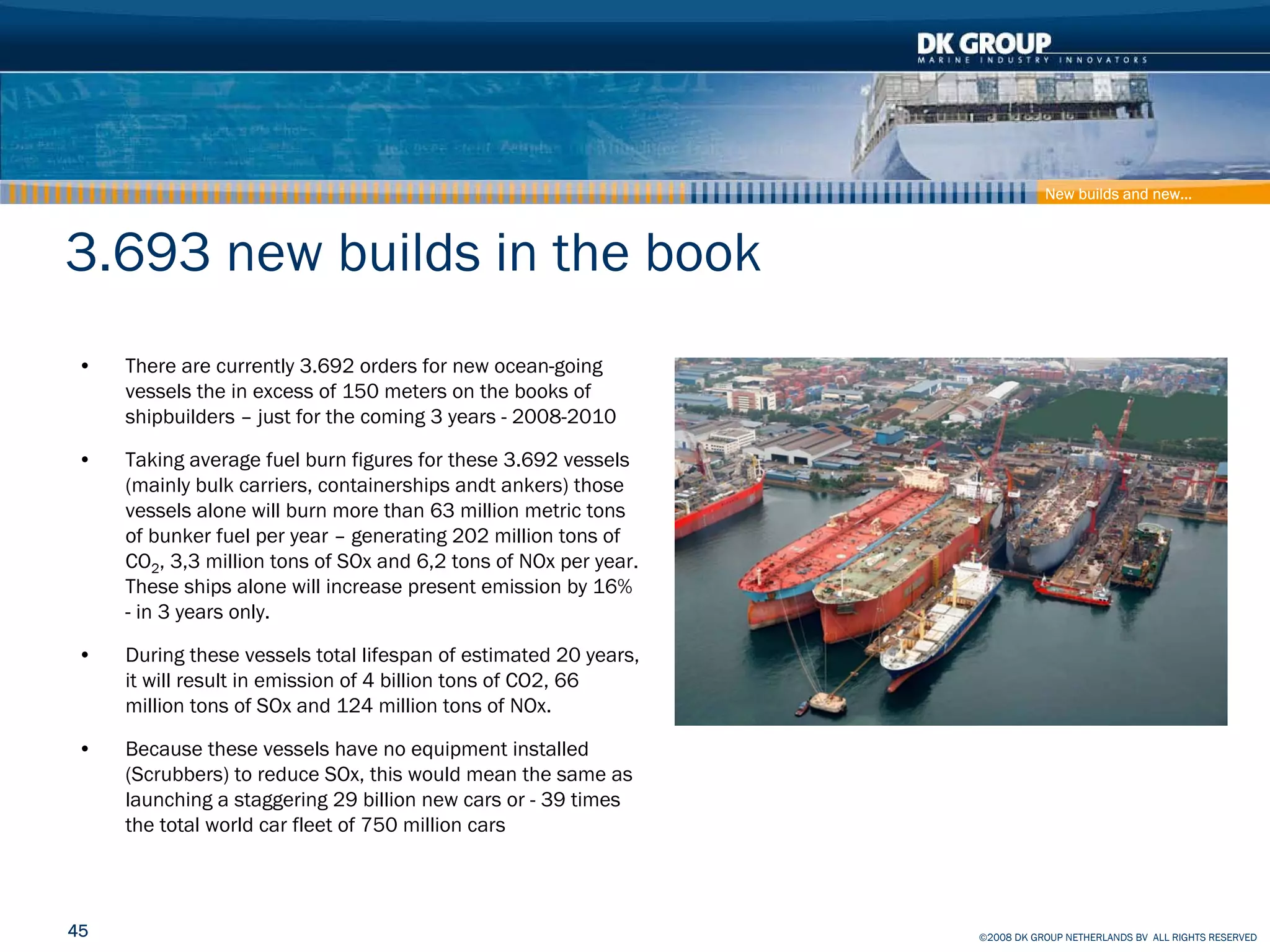 Container Ship - How to reduce effect on Climate and Pollution