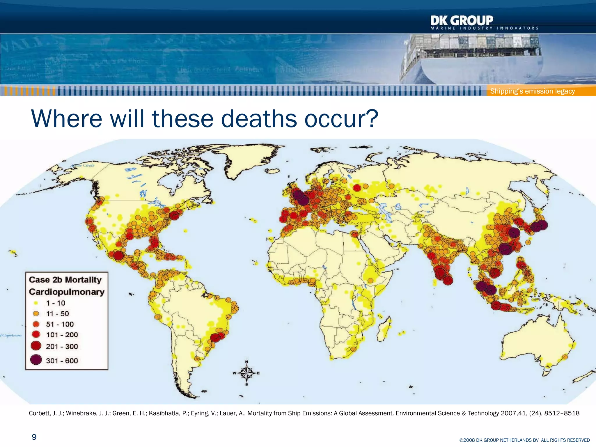 Container Ship - How to reduce effect on Climate and Pollution