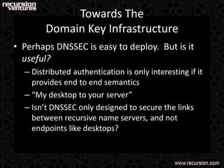 Domain Key Infrastructure (From Black Hat USA)