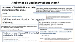 And what do you know about them?
 