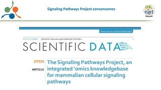 Signaling Pathways Project consensomes
 
