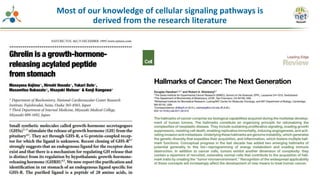 Most of our knowledge of cellular signaling pathways is
derived from the research literature
 