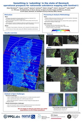 Something is 'subsiding' in the state of Denmark - operational prospects for nationwide subsidence mapping with Sentinel-1