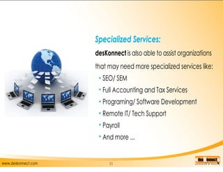 Back office support services
