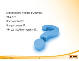 Back office support services