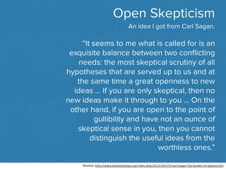 EXPERIMENTAL
ATTITUDE
 