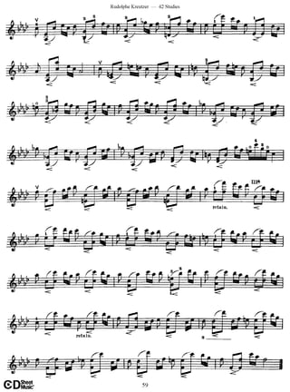 Kreutzer 42 Studies or Caprices