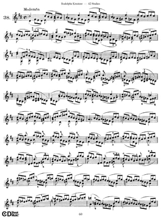 Kreutzer 42 Studies or Caprices