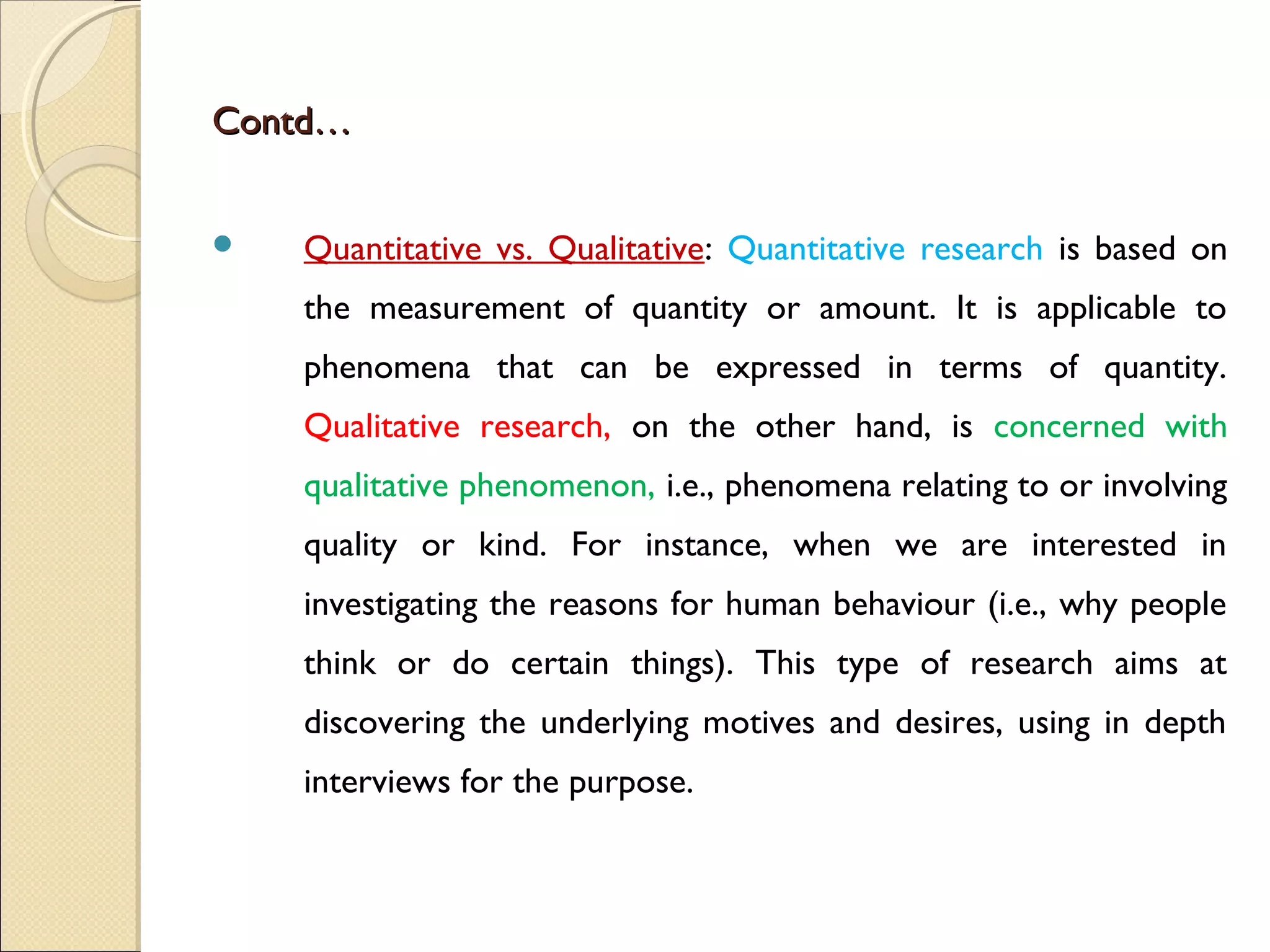 Basics of Research | PPT