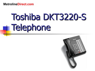 Toshiba DKT3220-S Telephone 