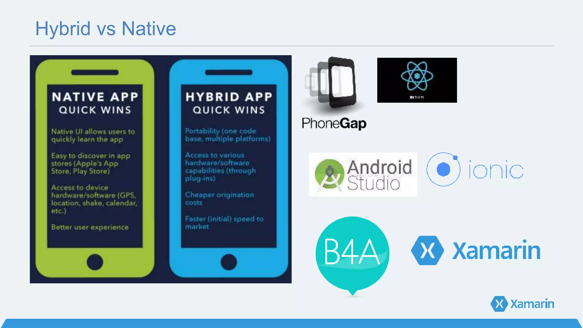 Hybrid vs Native
 