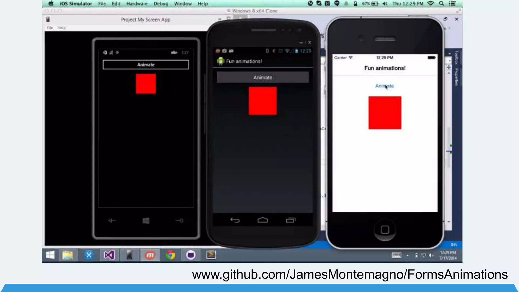 www.github.com/JamesMontemagno/FormsAnimations
 