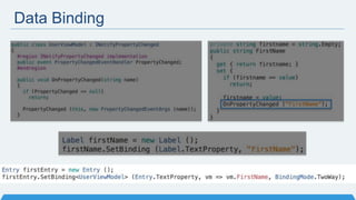 Data Binding
 