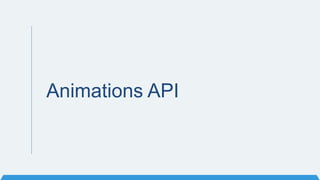 Animations API
 