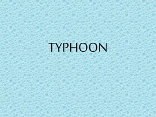 TYPHOON 
 