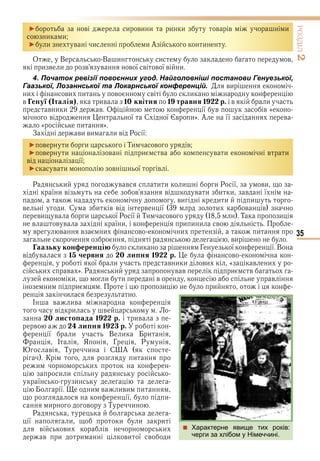 35
ÐÎÇÄІË2
► в и ви и и и в в и
и и
► и в и и А и
О В В и и в
и в и в в в ї в в ї в и
4. Початок ревізії повоєнних угод. Найголовніші постанови Генуезької,
Гаазької, Лозаннської та Локарнської конференцій. ви
и ви и в в и
в енуї ( талія) ив 10 квітня 1 травня 1 р. в и
в и и в О ї в в «
в ї С ї в и» А її в
« и »
З ви ви и в Р ї
► в и и Ти в в
► в и в и в в и в и
в ї
► в и в ї в
Р и в в и и и и Р ї ви
ї и в в в в и и и в ї
ви и и и
в и С и в в в ї и в в
ви в и ї Р ї Ти в Т и
в в в ї и и и и в
в в в и в и и
ви
аазьку кон ерен і и Г ї ї В
в в 1 червня 0 ли ня 1 р. в
ї и в и и ви « в и
и в » Р и в в и в
и и и в в
и и и и
и
І в ив
в и в
0 листо ада 1 р. ив
в ли ня 1 р.
ї и В и и
І Я Г Р
в Т и С А
К и
и и
и и
ї и
ї и в иви и
ї и
и в Т и
Р
ї и и и и
в ви в и
в и и ви ї в и
 Характерне явище тих років:
черги за хлібом у Німеччині.
Право для безоплатного розміщення підручника в мережі Інтернет має
Міністерство освіти і науки України http://mon.gov.ua/ та Інститут модернізації змісту освіти https://imzo.gov.ua
 
