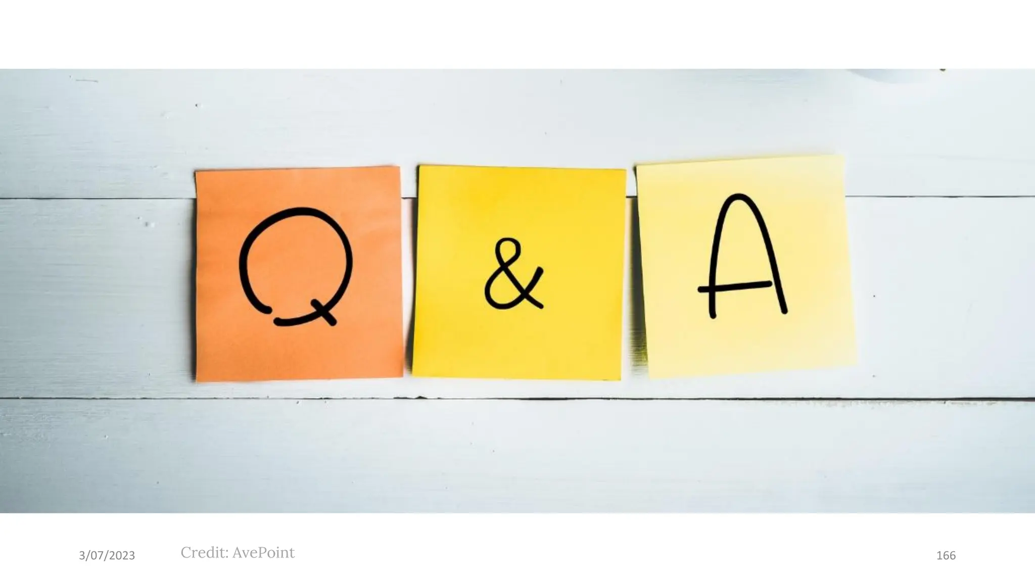 3/07/2023 166
Credit: AvePoint
 