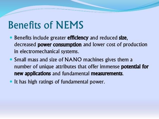 mems and nems