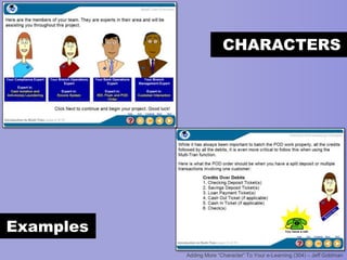 CHARACTERS

Examples

 
