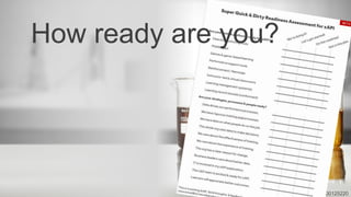 Adobe Stock 100125220
How ready are you?
 