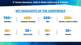 KEY HIGHLIGHTS OF THE CONFERENCE
 