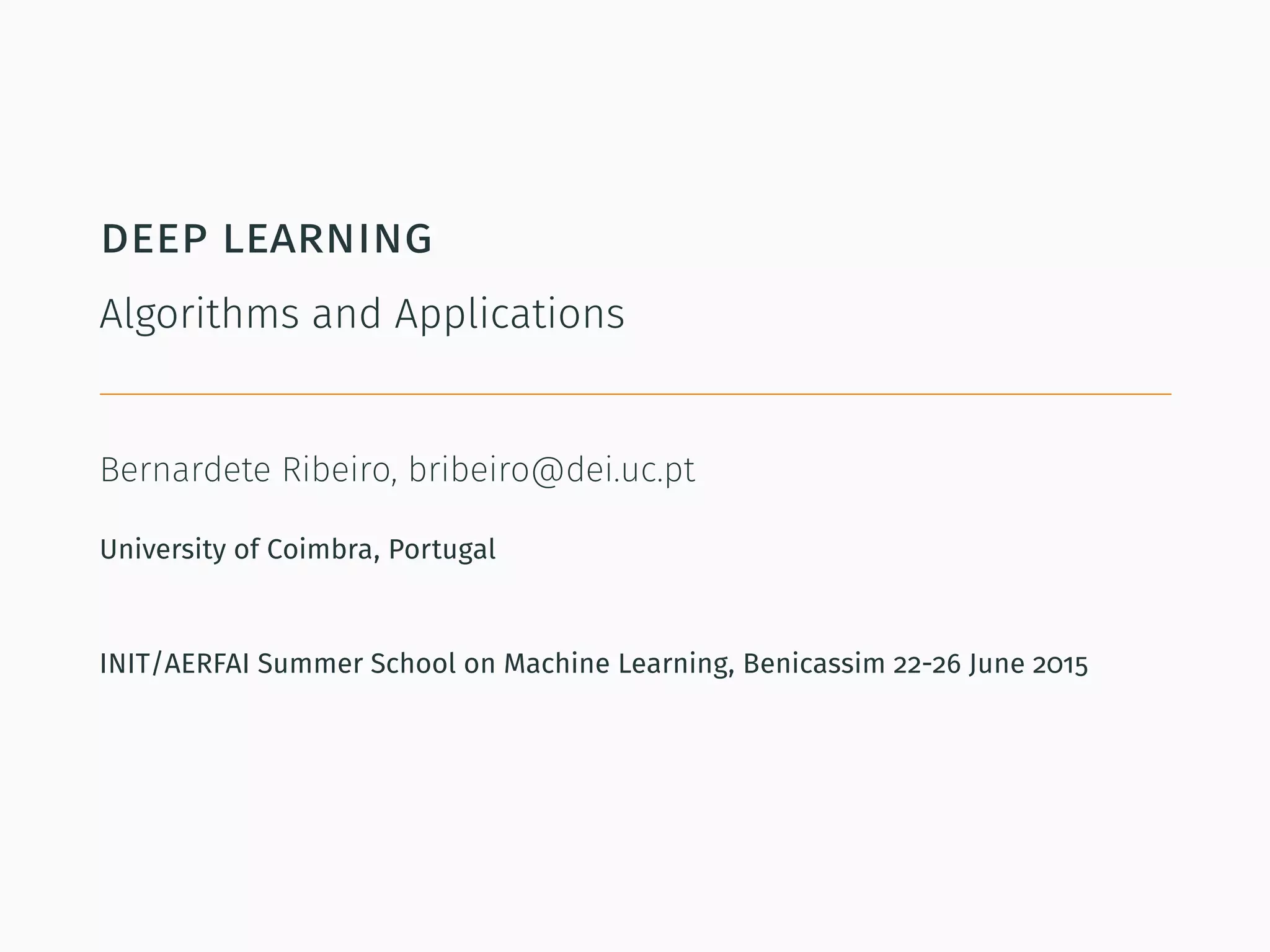 Dl1 deep learning_algorithms | PPT