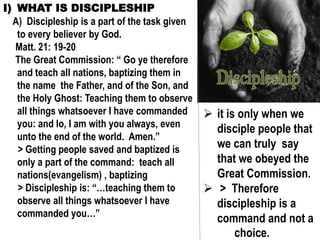 Dl 1 fundamentals of discipleship | PPTX