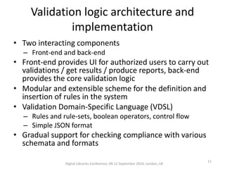 Open Infrastructure for Cultural Heritage Digital Content | PPTX