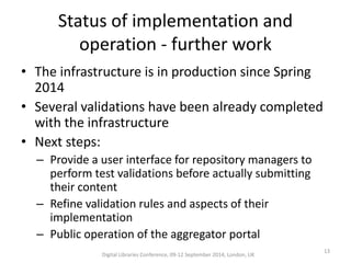 Open Infrastructure for Cultural Heritage Digital Content | PPTX