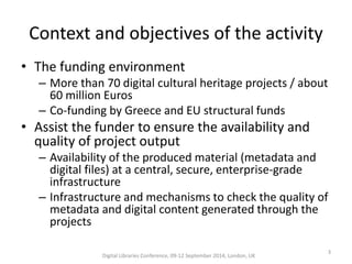 Open Infrastructure for Cultural Heritage Digital Content | PPTX