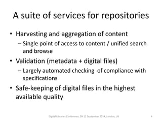 Open Infrastructure for Cultural Heritage Digital Content | PPTX