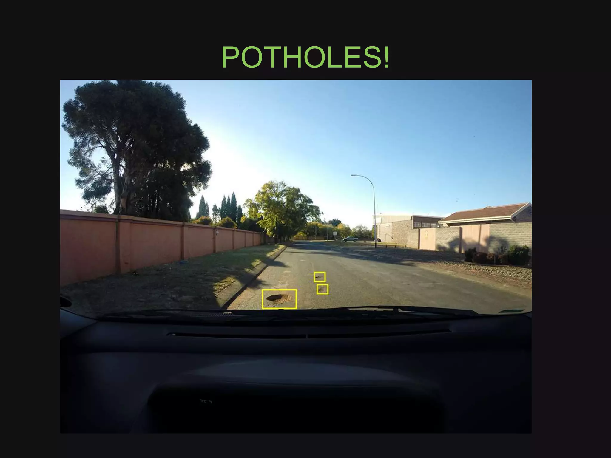 POTHOLES! 