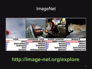 ImageNet
44
http://image-net.org/explore
 