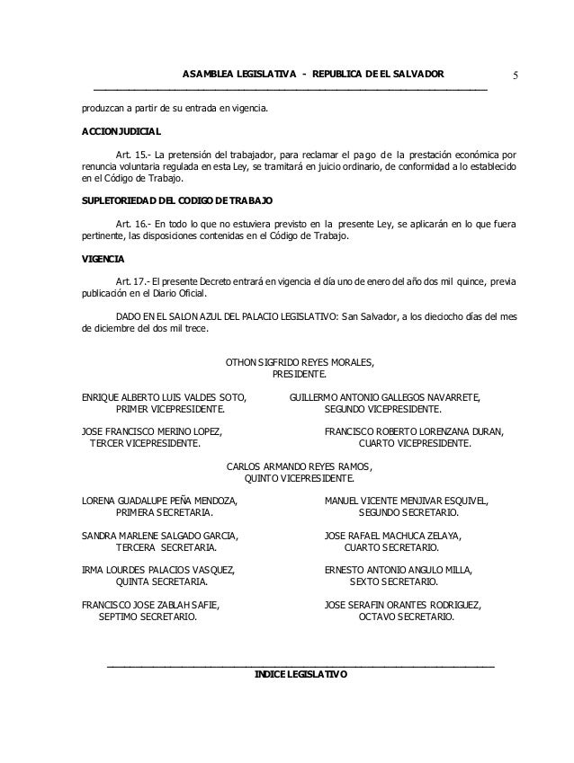 Carta De Renuncia Inspeccion Del Trabajo - o Carta De