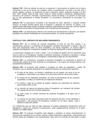 Dl 822 derechos de autor