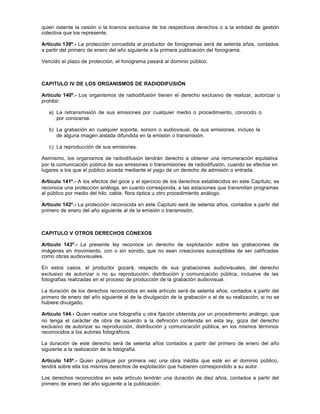 Dl 822 derechos de autor