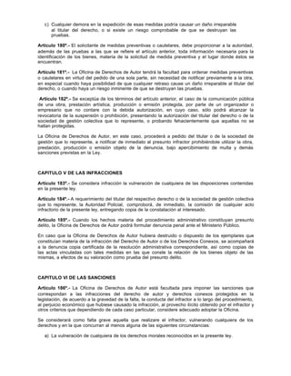 Dl 822 derechos de autor