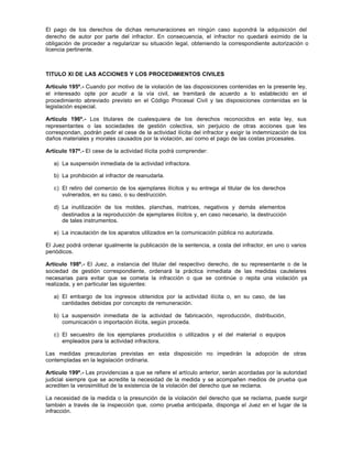 Dl 822 derechos de autor