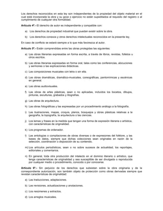 Dl 822 derechos de autor