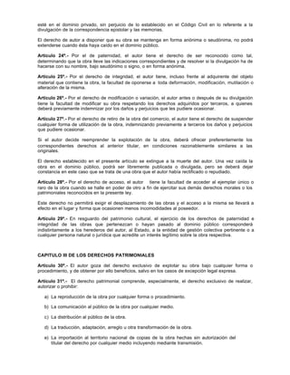 Dl 822 derechos de autor