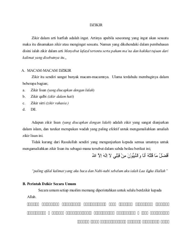 Dzikir Dan Do A