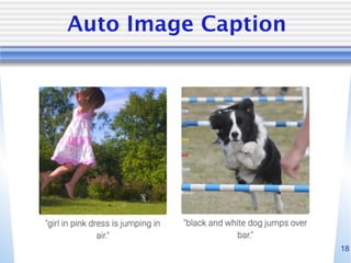 18
Auto Image Caption
 
