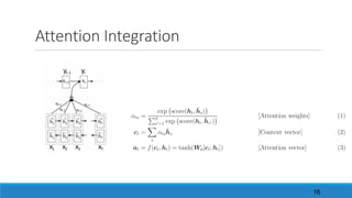 Attention	Integration	
16
 