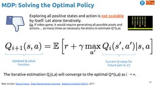 Deep Reinforcement Learning: MDP & DQN - Xavier Giro-i-Nieto - UPC ...