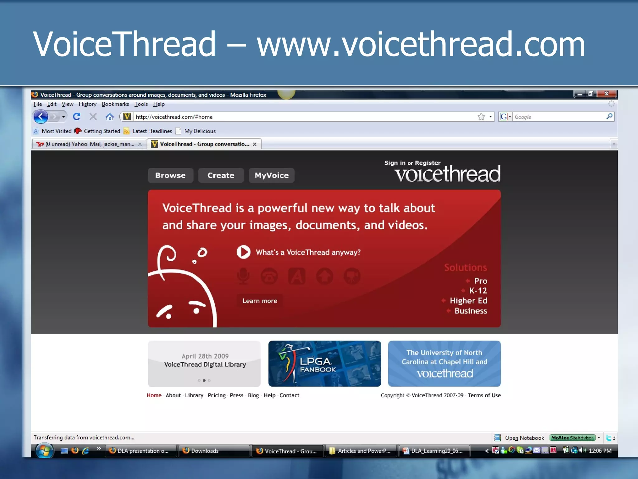 VoiceThread – www.voicethread.com 