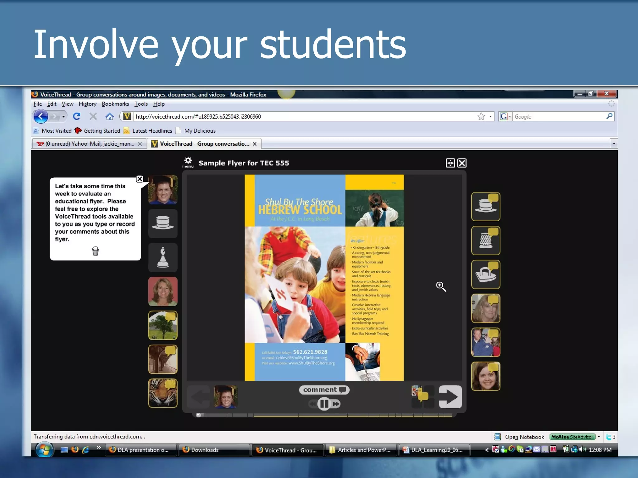 Involve your students 