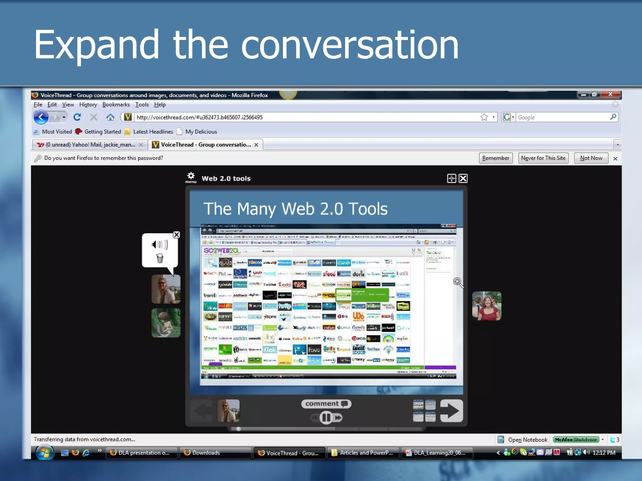 Expand the conversation 