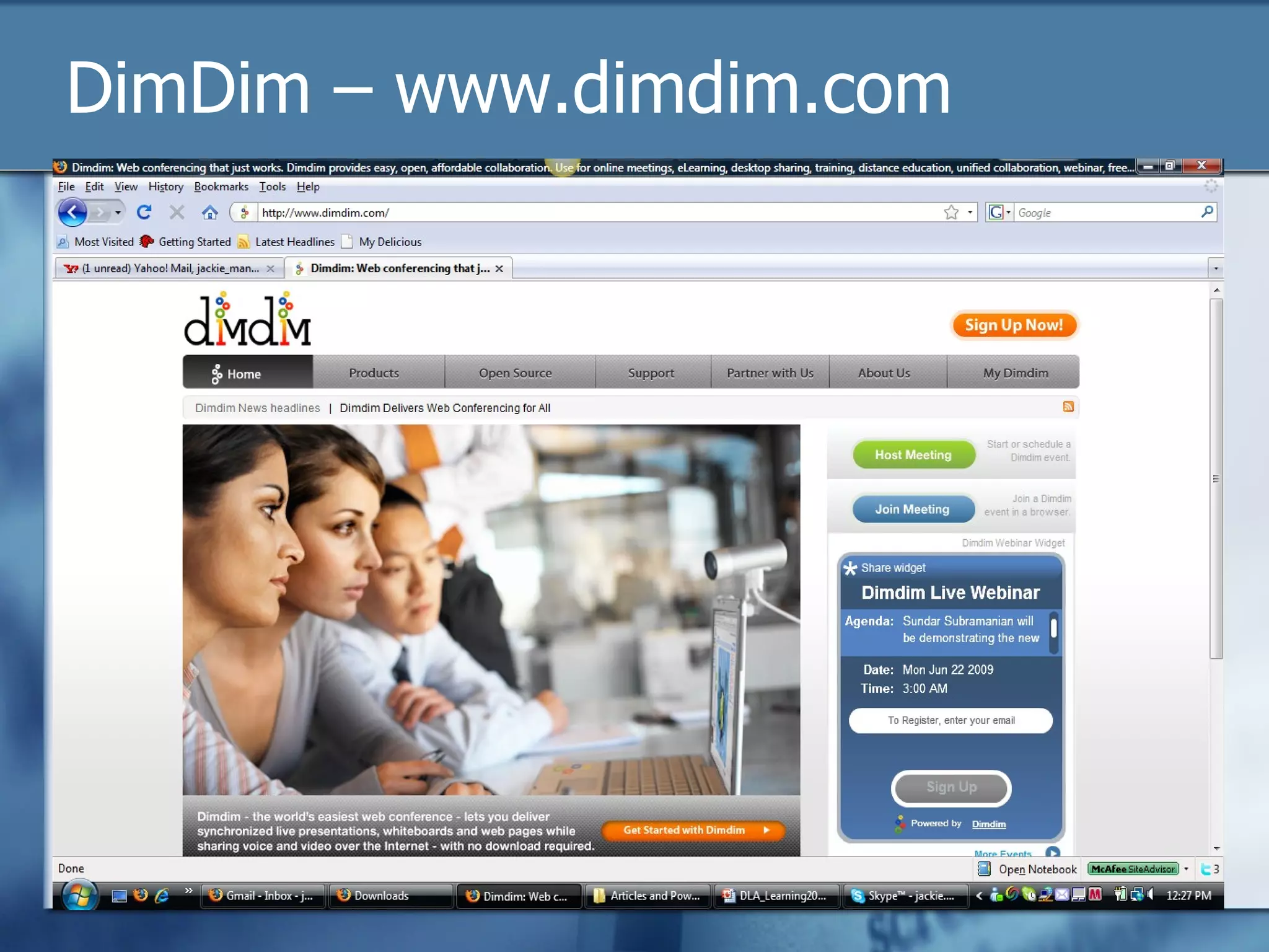 DimDim – www.dimdim.com 