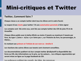 Pour au moins un des livres, écrire une critique littéraire 